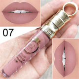 Makeup Lips Matte Liquid Lipstick Long Lasting Waterproof Sexy Pigment Nude Matte Shimmer Style Lip Gloss Luxury Makeup Cosmetic