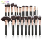 Docolor Rose Gold Makeup brushes set professional Synthetic Hair Foundation Powder Eyeshadow Make up Brush Blush