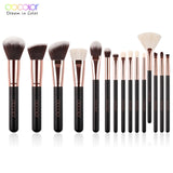 Docolor Rose Gold Makeup brushes set professional Synthetic Hair Foundation Powder Eyeshadow Make up Brush Blush