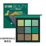 9 Color matte Eyeshadow Eye Makeup Waterproof Mineral Powder Shimmer Eye Shadow Make up Palette Cosmetics For Women