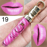 20 Colors Lipstick Waterproof Long Lasting Matte+Shimmer Mental Beauty Lip Gloss Nude Glitter  Lip Gloss Beauty Red Lip Tint New