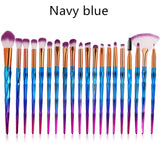 20PCS Unicorn Beauty Makeup Brushes Tool Set Blending Cosmetic  Powder Eye Shadow Brush