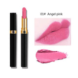 12 Colors Sexy Red Lipstick Waterproof Matte Velvet Lipstick Glossy Lip GlossLip Balm Lip Tint Women Fashion Makeup TSLM1