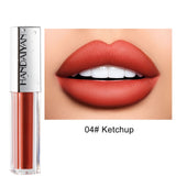 HANDAIYAN 12 Colors Matte Sexy Lip Gloss Velvet Matte Lasting Moisturizing Waterproof Cosmetic Beauty Keep 24h Lipgloss TSLM2