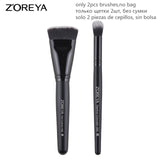 ZOREYA Make Up Brush Set 2/8/12pcs Delicate Makeup Brushes Powder Foundation Contour and Eye Brushes 2019 New Model