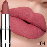 Bullet Matte Lipstick Waterproof помада Matte Non-stick Cup Lipstick Lasting Make-up Moisturizing Solid Lip Balm TSLM1