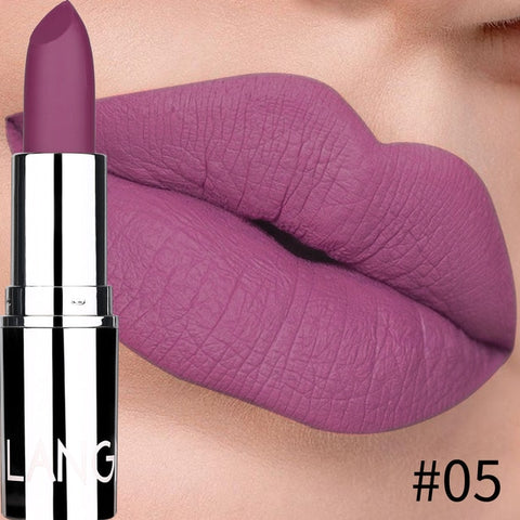 Bullet Matte Lipstick Waterproof помада Matte Non-stick Cup Lipstick Lasting Make-up Moisturizing Solid Lip Balm TSLM1