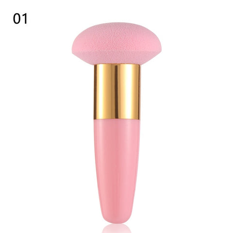 1PC Women Mushroom Head Foundation Powder Sponge Beauty Cosmetic Puff Face Makeup Brushes Tools with Handle