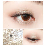 Pro Shiny Eye Liners Cosmetics Glitter Shimmer Silver Rose Gold Pigment Eye Shadow Liner for Women Eye Korean Cosmetics TSLM1