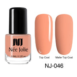 NICOLE DIARY 8ml  Nail Polish Matte varnish  Pink Blue Soak off Long Lasting Nail Art DIY Beauty Designs Varnish