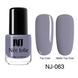 NICOLE DIARY 8ml  Nail Polish Matte varnish  Pink Blue Soak off Long Lasting Nail Art DIY Beauty Designs Varnish