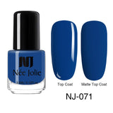 NICOLE DIARY 8ml  Nail Polish Matte varnish  Pink Blue Soak off Long Lasting Nail Art DIY Beauty Designs Varnish