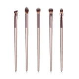 10pcs/set Champagne makeup brushes set for cosmetic foundation powder blush eyeshadow kabuki blending make up brush beauty tool