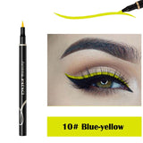 DNM 1Pcs Colorful Matte Liquid Eyeliner Pencil Waterproof Smudge-proof Pigment Party Blue White Eye Liner Cosmetic Tools TSLM2