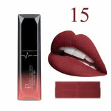 2019 Hot Waterproof Liquid Lip Gloss Metallic Matte Lipstick Cosmetic Sexy Batom Mate Lip Tint Makeup Lasting 24Hours Mate Levre