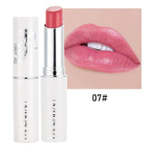 HANDAIYAN 1pc Natural Rose Essence Glitter Lipstick Moisturizing Lip Balm Waterproof Long Lasting Women Cosmetics Makeup TSLM2