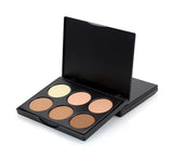 6 Colors Matte Face Powder Foundation Blusher Eyeshadow Contour Makeup Palette Setting Powder Face Makeup Kit TSLM2