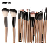 MAANGE 6/15/18Pcs Makeup Brushes Tool Set Cosmetic Powder Eye Shadow Foundation Blush Blending Beauty Make Up Brush Maquiagem