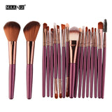 MAANGE 6/15/18Pcs Makeup Brushes Tool Set Cosmetic Powder Eye Shadow Foundation Blush Blending Beauty Make Up Brush Maquiagem