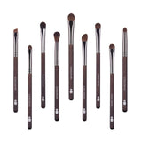 MyDestiny 9pcs professional Natural pony hair makeup brushes set-Eye Shadow&Eye brow&Nasal Shadow&Blending&Concealer&eyeliner