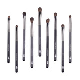 MyDestiny 9pcs professional Natural pony hair makeup brushes set-Eye Shadow&Eye brow&Nasal Shadow&Blending&Concealer&eyeliner