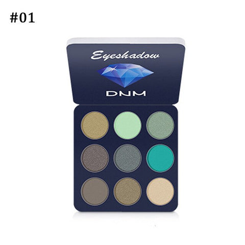 9 Colors Nude Shining Glitter Eyeshadow Palette Waterproof Smoky Eye Shadow Pallete Matt Powder Cosmetics