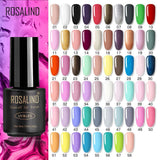 ROSALIND Gel nail polish Hybrid Varnish Semi Permanent UV LED Lacquer Nail art  Manicure Set Primer Nail Gel