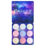 Beauty Glazed Pressed Matte Glitter Eyeshadow Pallete 9 Colors Shimmer Pigmented Eye Shadow Palette Waterproof Maquillage TSLM2