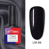 LEMOOC 12ml Nail Gel Polish  Colorful Semi Permanent Soak Off UV Gel Varnish for Nail Art Design varnish Base Top Coat Need