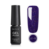 LILYCUTE 7ml  Glitter UV Gel Nail Polish Glitter Sequins Soak Off Gel Varnish Colorful Nail Gel Polish DIY Nail Art