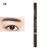 2 Head Eyebrow Mechanical Pencil with Brush Makeup Supplies Durable Eyebrow Liner Cosmetic EY669