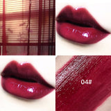 1Pc Mirror Surface Lip Gloss Tint Lips Makeup 6 Colors Liquid Lipstick Lasting Moisturizing Non-stick Cup Lip Glaze TSLM2