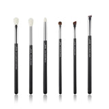 Jessup Makeup brushes set Black/Silver Professional with Natural Hair Foundation Powder Eyeshadow Make up Brush Blush 6pcs-25pcs