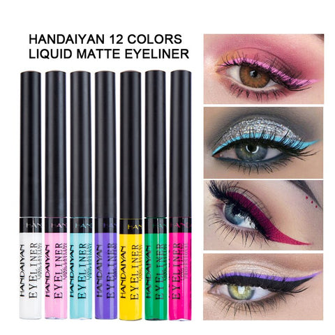 cosmetics eyeliner Shiny Eye Liners Cosmetics for Women Pigment Liquid Glitter Eyeliner Makeup Beauty eye liner Korean cosmetics