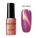 NICOLE DIARY Magnetic Nail Polish  Colorful Sequins Soak Off Nail Art Polish varnish Varnish Nail Designs DIY 6ml