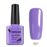 7.5ml VENALISA Nail Gel Polish High Quality Nail Art Salon 60 Colors Soak off UV LED Nail Gel Varnish Camouflage Color Lacquer