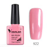 7.5ml VENALISA Nail Gel Polish High Quality Nail Art Salon 60 Colors Soak off UV LED Nail Gel Varnish Camouflage Color Lacquer