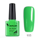 7.5ml VENALISA Nail Gel Polish High Quality Nail Art Salon 60 Colors Soak off UV LED Nail Gel Varnish Camouflage Color Lacquer