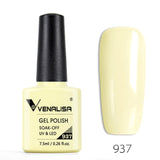 7.5ml VENALISA Nail Gel Polish High Quality Nail Art Salon 60 Colors Soak off UV LED Nail Gel Varnish Camouflage Color Lacquer