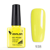 7.5ml VENALISA Nail Gel Polish High Quality Nail Art Salon 60 Colors Soak off UV LED Nail Gel Varnish Camouflage Color Lacquer