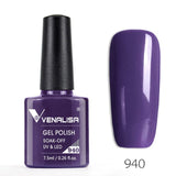 7.5ml VENALISA Nail Gel Polish High Quality Nail Art Salon 60 Colors Soak off UV LED Nail Gel Varnish Camouflage Color Lacquer