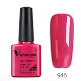 7.5ml VENALISA Nail Gel Polish High Quality Nail Art Salon 60 Colors Soak off UV LED Nail Gel Varnish Camouflage Color Lacquer