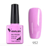 7.5ml VENALISA Nail Gel Polish High Quality Nail Art Salon 60 Colors Soak off UV LED Nail Gel Varnish Camouflage Color Lacquer