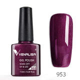 7.5ml VENALISA Nail Gel Polish High Quality Nail Art Salon 60 Colors Soak off UV LED Nail Gel Varnish Camouflage Color Lacquer