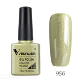 7.5ml VENALISA Nail Gel Polish High Quality Nail Art Salon 60 Colors Soak off UV LED Nail Gel Varnish Camouflage Color Lacquer