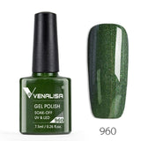 7.5ml VENALISA Nail Gel Polish High Quality Nail Art Salon 60 Colors Soak off UV LED Nail Gel Varnish Camouflage Color Lacquer