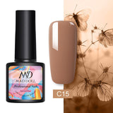 MAD DOLL 8ml Autumn Fall Winter New Series Color Nail Gel Polish Soak Off UV Gel Varnish Color varnish Nail Art