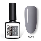 LEMOOC 12ml Nail Gel Polish  Colorful Semi Permanent Soak Off UV Gel Varnish for Nail Art Design varnish Base Top Coat Need