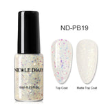 NICOLE DIARY Magnetic Nail Polish  Colorful Sequins Soak Off Nail Art Polish varnish Varnish Nail Designs DIY 6ml