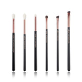 Jessup Makeup brushes set Rose Gold / Black Foundation Powder Eyeshadow Make up Brush 6pcs-25pcs